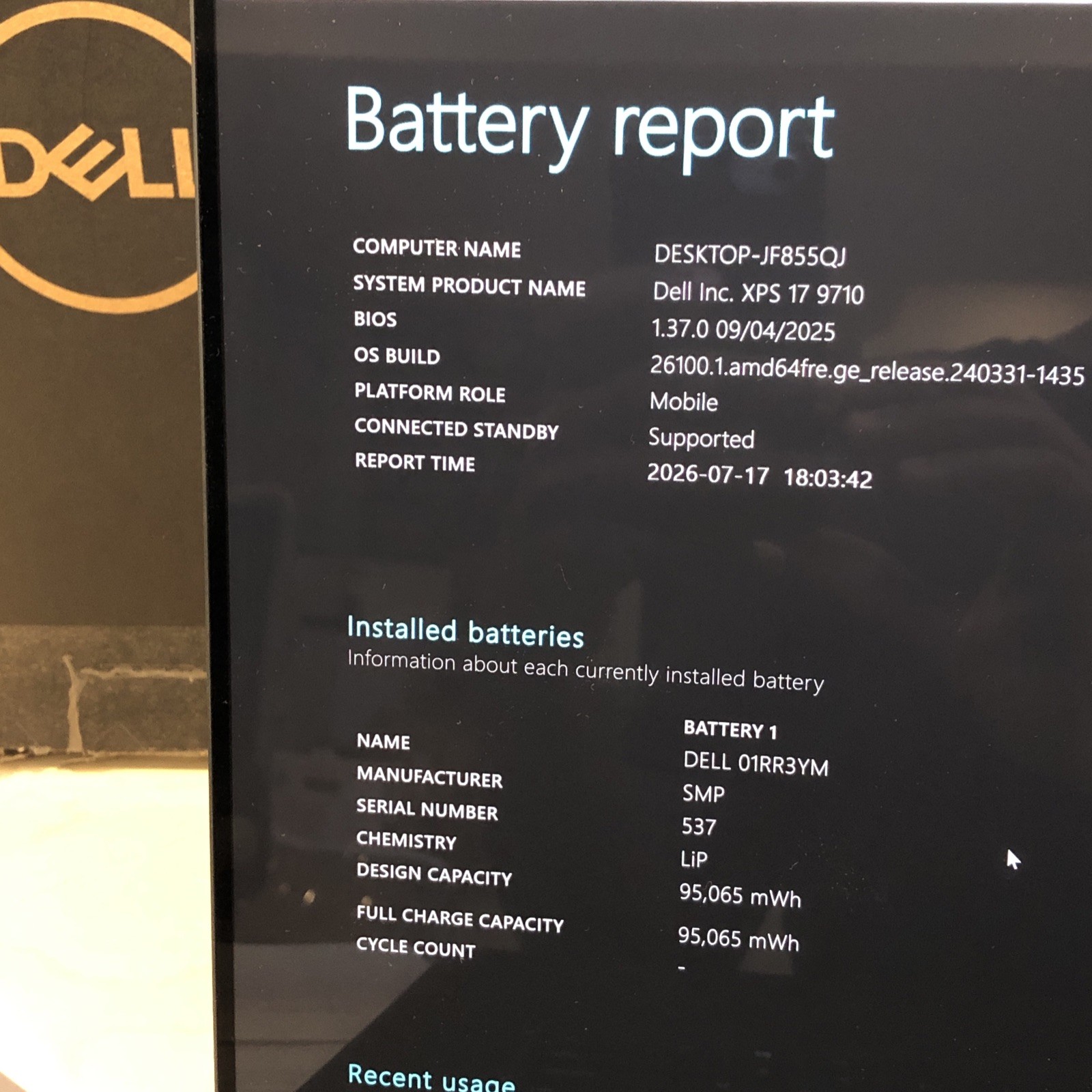 Dell XPS 17 9710 17.3” Touchscreen Intel Core i7 11th 16GB RAM 1TB SSD RTX3060