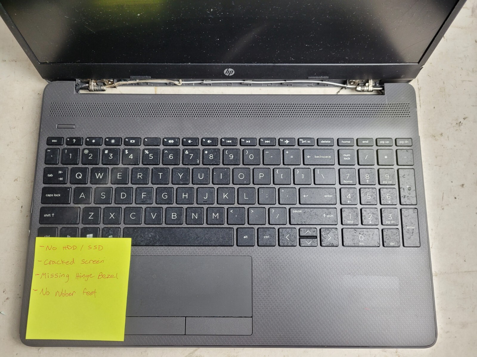 HP 255 G8 w/AMD Ryzen 3 3250U, 4GB RAM, 15″ Laptop for Parts #1866
