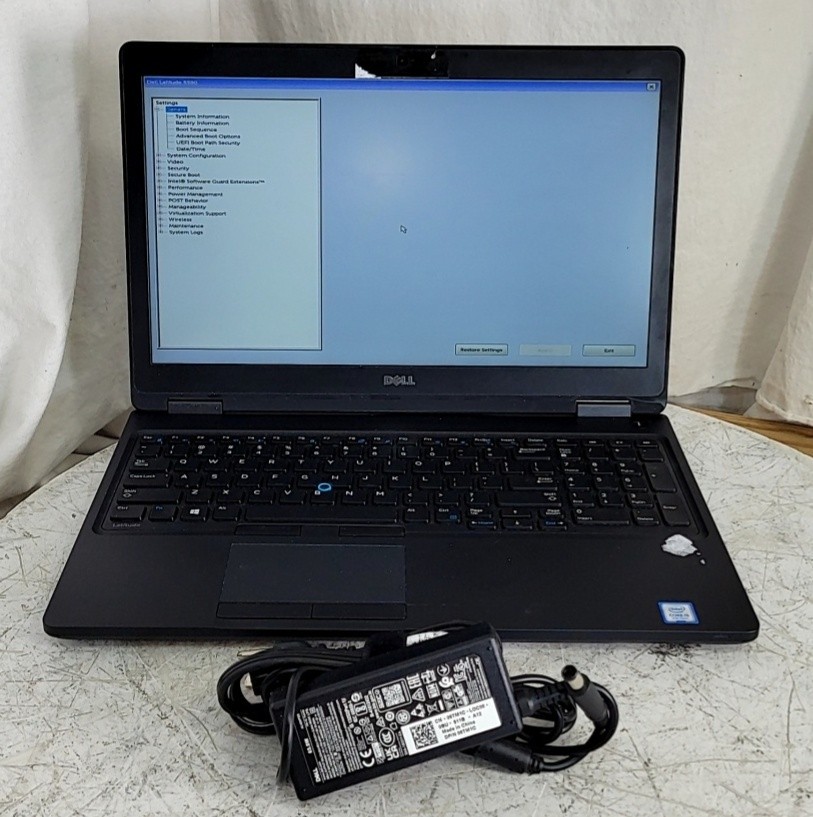 DELL LATITUDE 5580 15.6″ Laptop Core I5-7440HQ 8GB 256GB