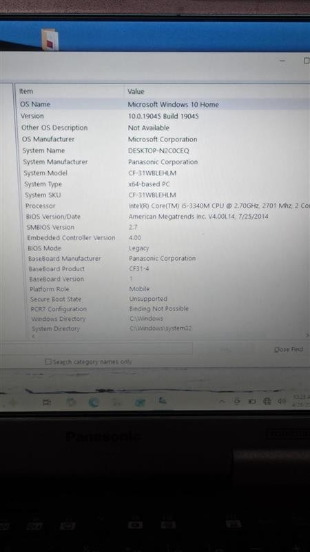 Panasonic Toughbook 31 CF-31 13.1″ (500GB HDD, Intel Core i5-3340m