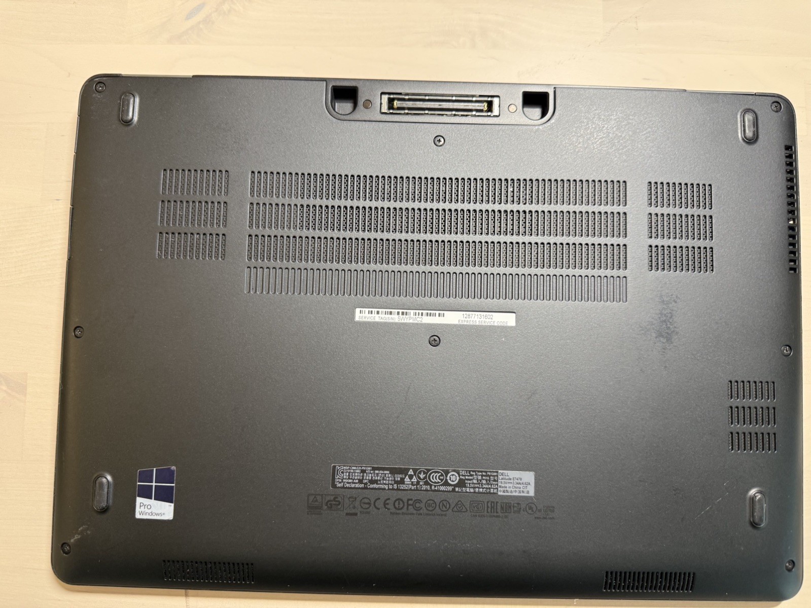 Dell Latitude E7470 Laptop Intel Core i5 6th Gen No HD/OS/AC Adapter
