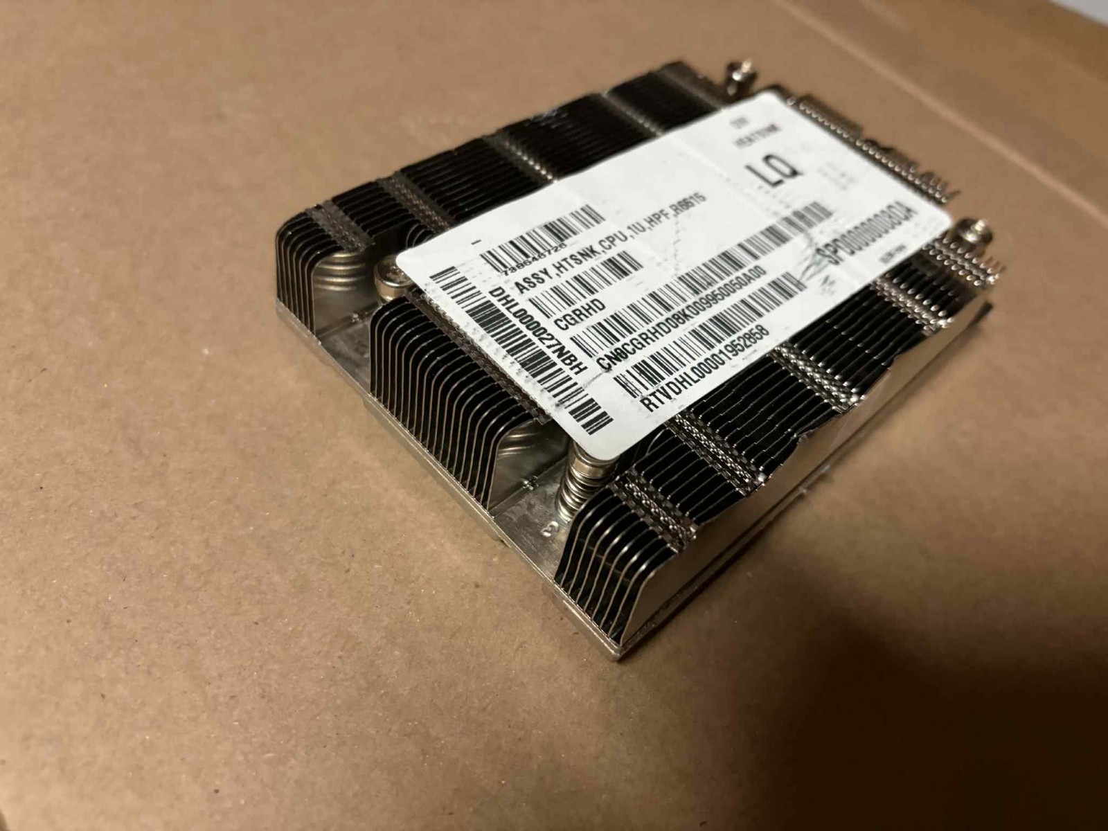 DELL EMC POWEREDGE R6515 R7515 SERVER CPU PROCESSOR HEATSINK CGRHD BBB