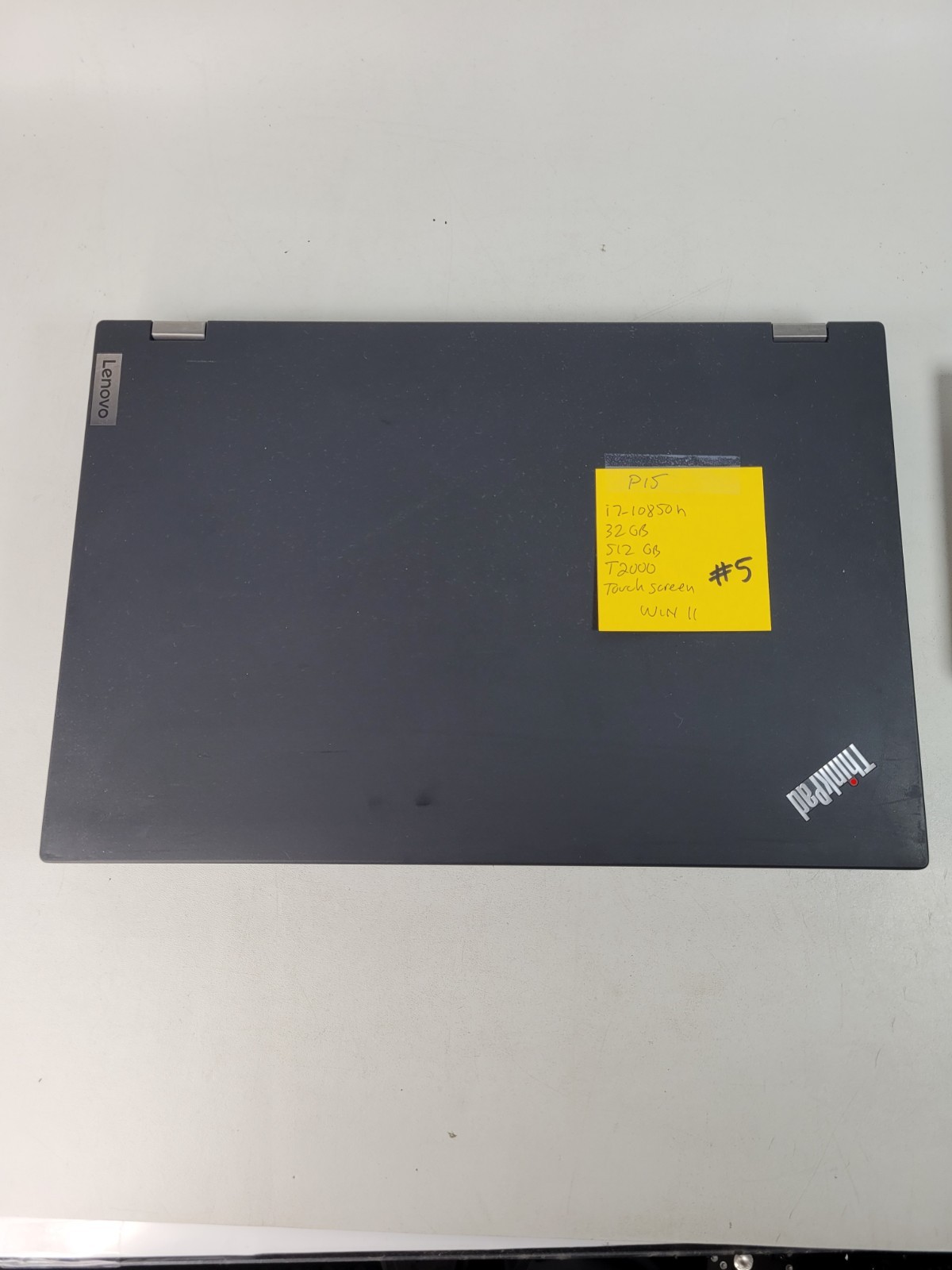Lenovo ThinkPad P15 Gen 1 Black i7-10850H 32GB 512GB Quadro T2000 Touchscreen #5