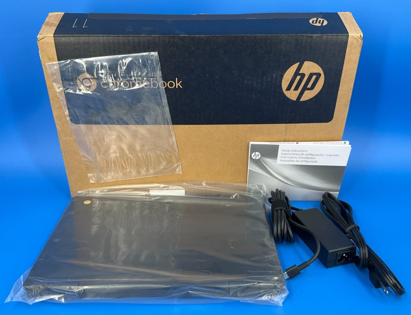 HP Chromebook 11A G8 A4-9120C 4GB 32GB WiFiAC 11.6W 16W64UT#ABA✨SEALED INSIDE!✨