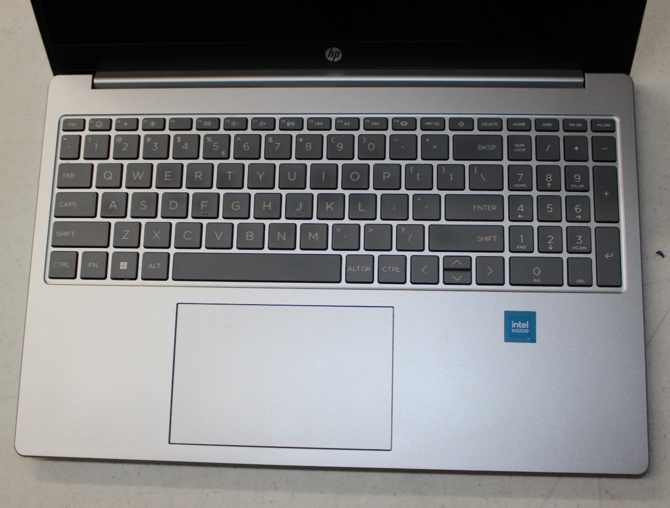 HP 15.6″ Laptop 8GB RAM 256GB SSD Intel N100 Win11 Pro 15-FD0157NIA Silver/Grey