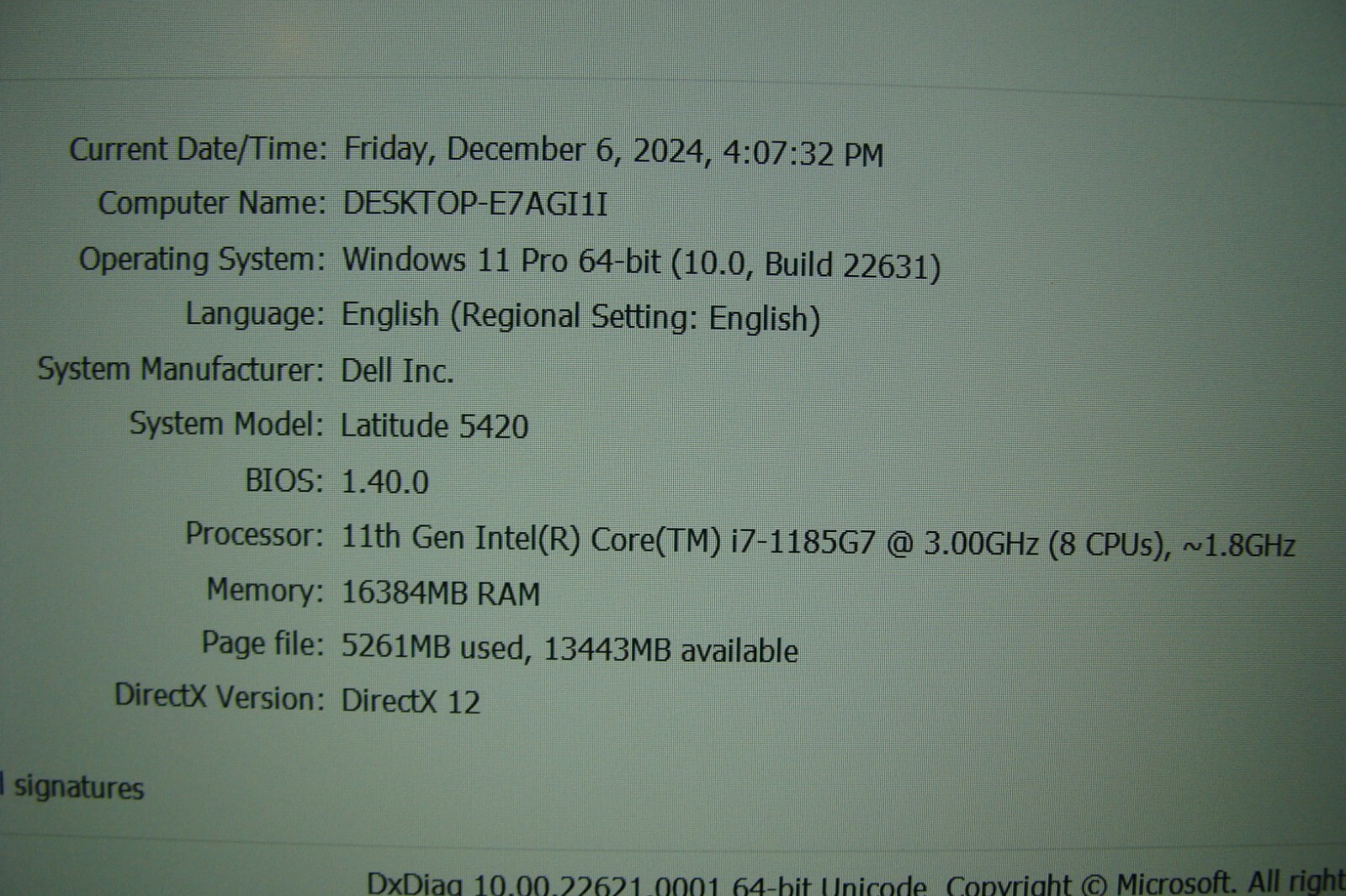 Dell Latitude 14 5420 14″ FHD vPro i7-1185G7 2.8GHz 16GB 512GB Windows 11 Pro