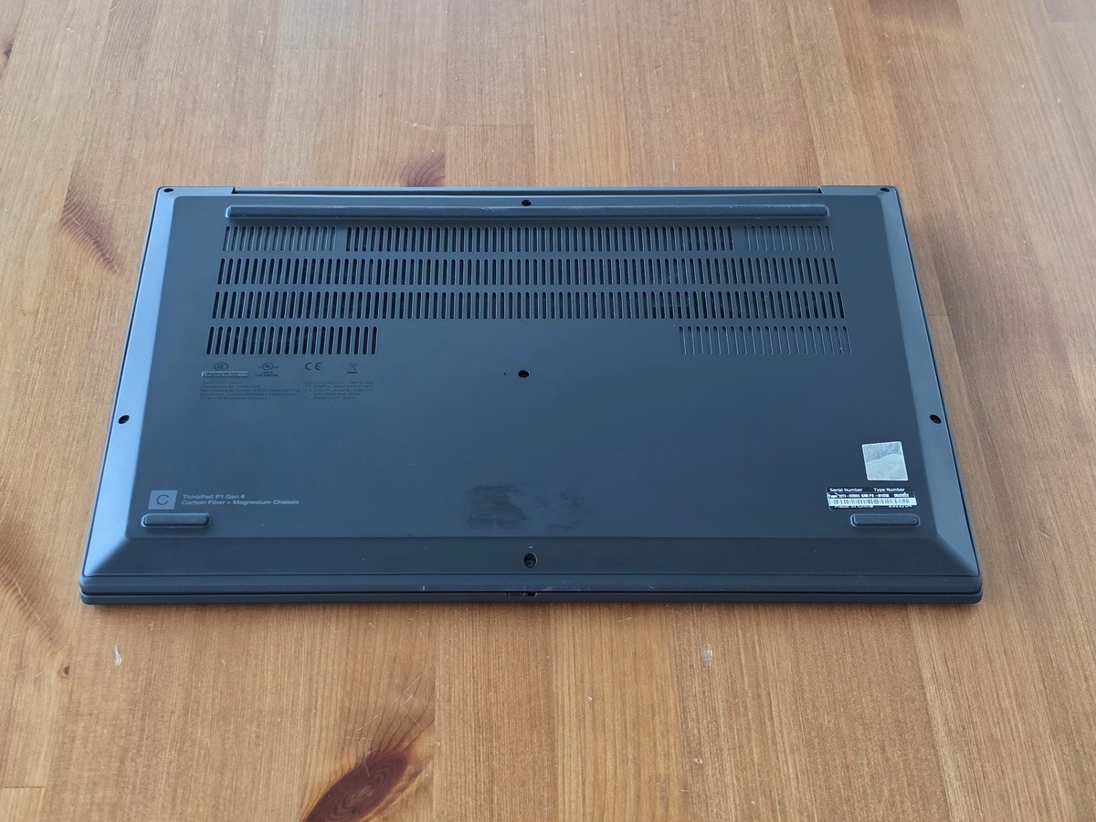 Lenovo ThinkPad P1 Gen 4 i7-11850H 16GB 16″ 2560×1600 NVIDIA RTX 3070 512GB SSD