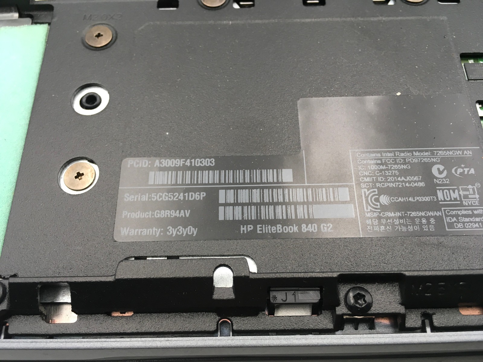 HP ELITEBOOK 840 G2 – BOOTS TO BIOS/ADMIN LOCK – INTEEL I7 5600U – 8GB RRAM – BB