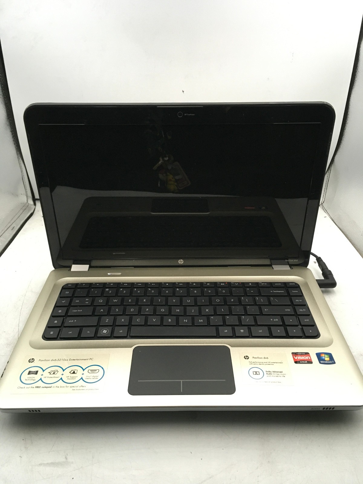 HP PAVILION DV6 3010US – FOR PARTS/NO BOOT – AMD TURION 2 P520 – 4GB RAM – BB