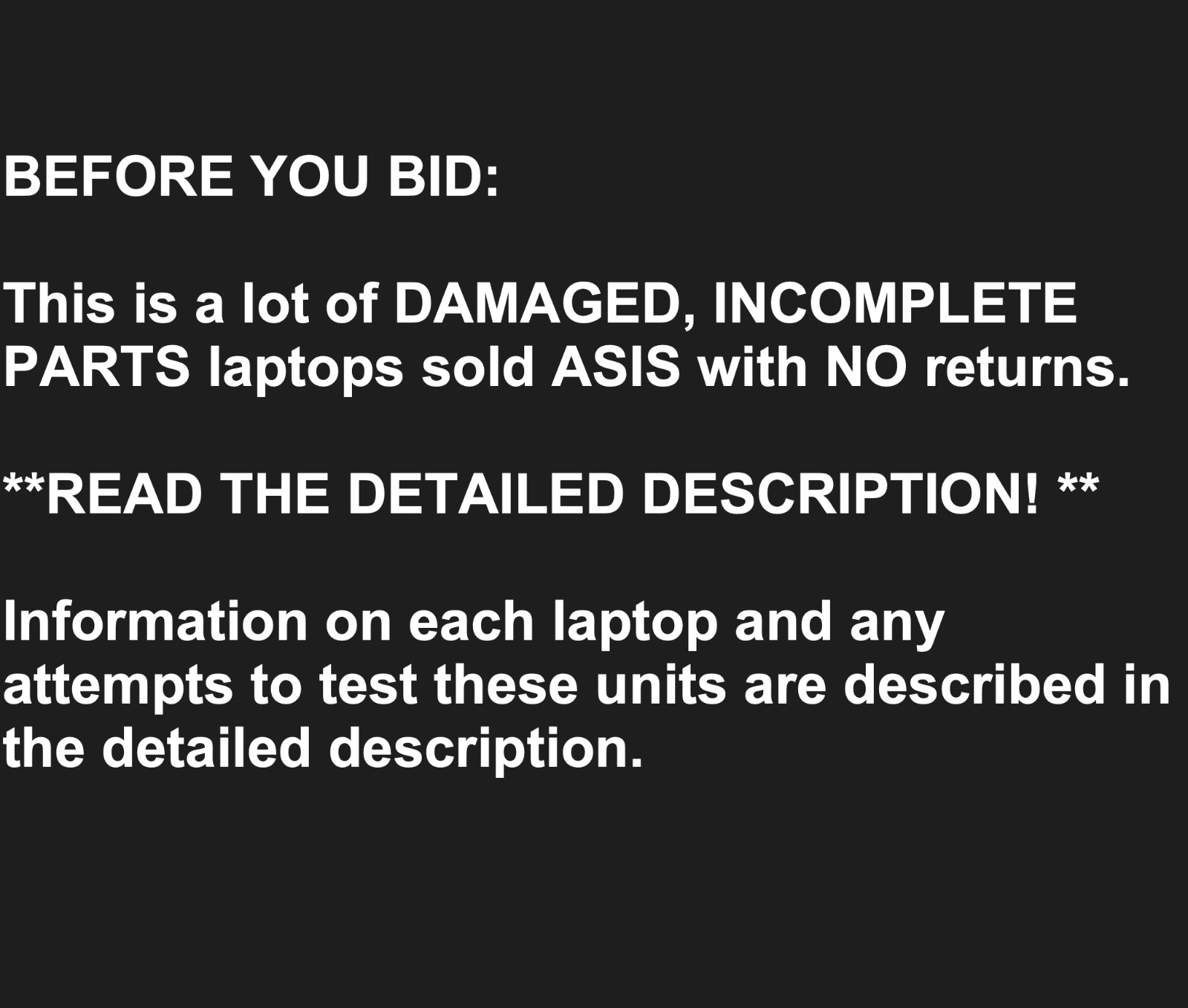 LOT OF 5! Dell Latitude 5420 Laptop! i5-1135G7 NO RAM/SSD *NO POST, FOR PARTS*