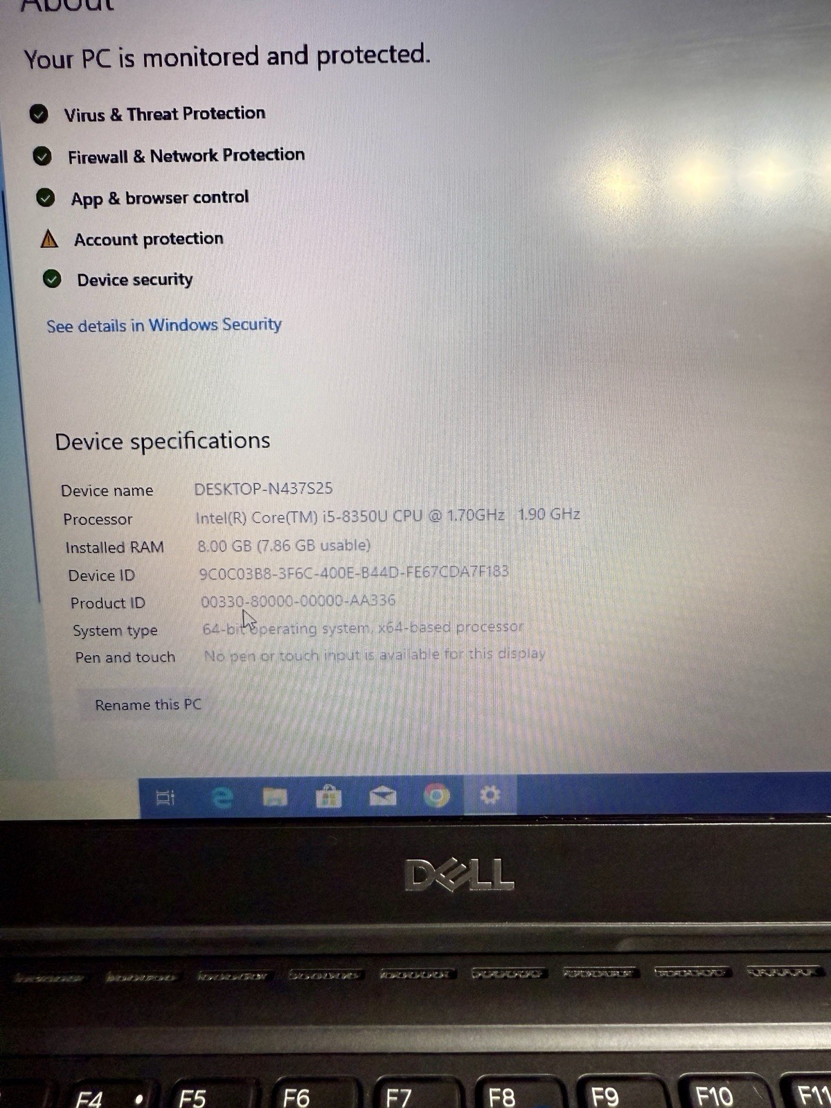 Dell Latitude 5290 12.5” Business Laptop Core i5 8GB RAM 256GB SSD Windows 10 P