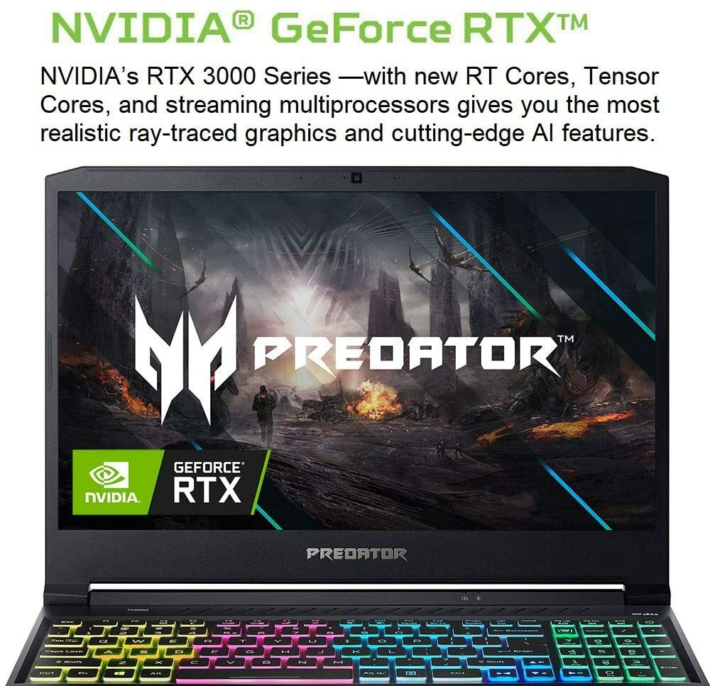 Acer Predator Helios Gaming Laptop i7-10750H, 16GB RAM, 512GB SSD, RTX 3060