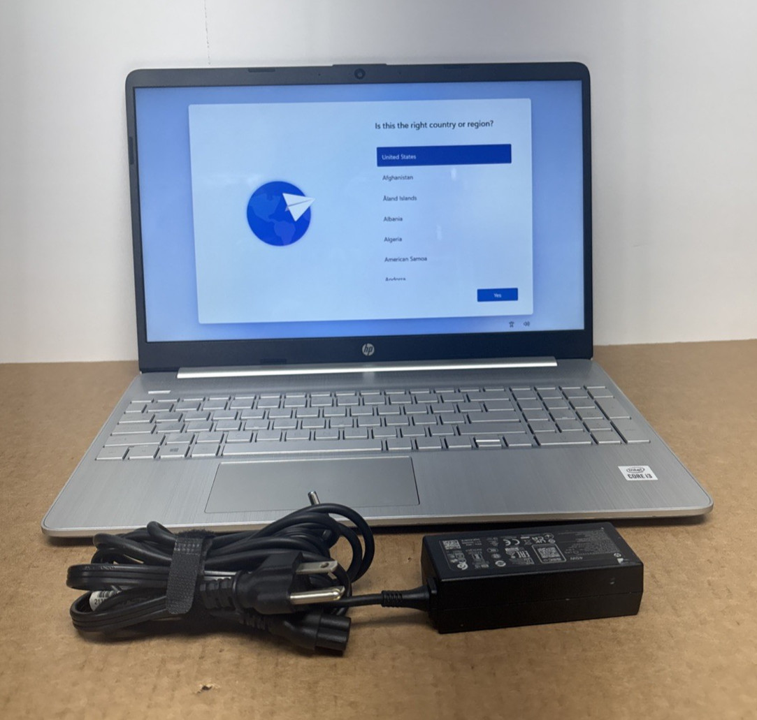 HP Laptop 10th Gen Intel Core i3 processor 8GB RAM 256GB SSD 15-dy1042cl