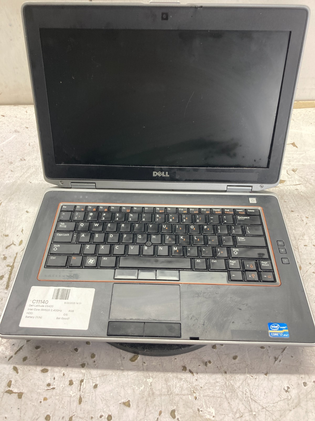 Dell Latitude E6420 Intel Core i5 M520 2.40GHz 4GB NO HDD