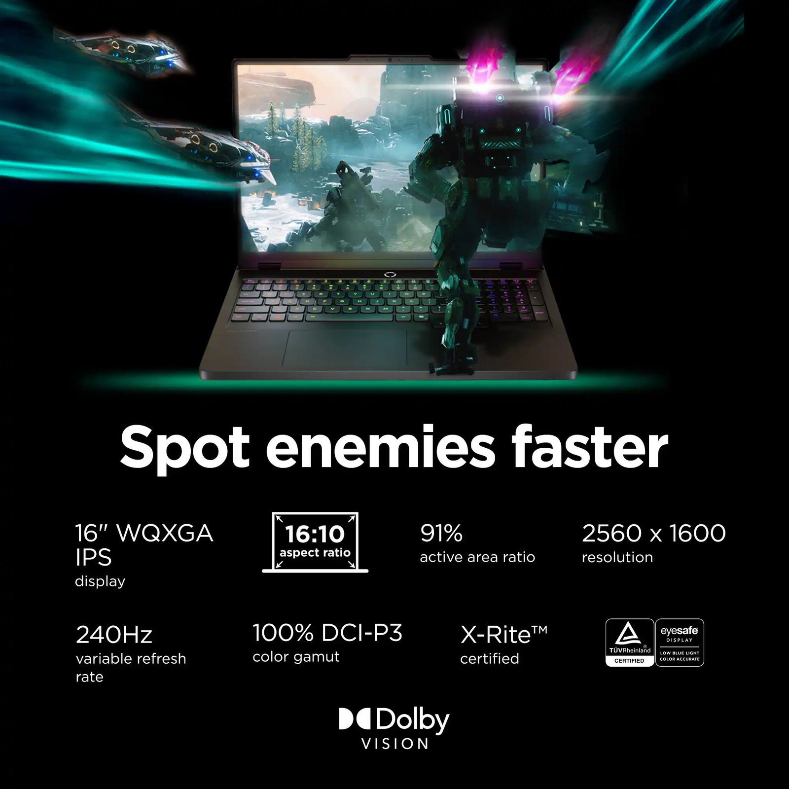 Lenovo – Legion Pro 5i 16″ 3K LCD Gaming Laptop – Intel Core Ultra 7 255HX 20…