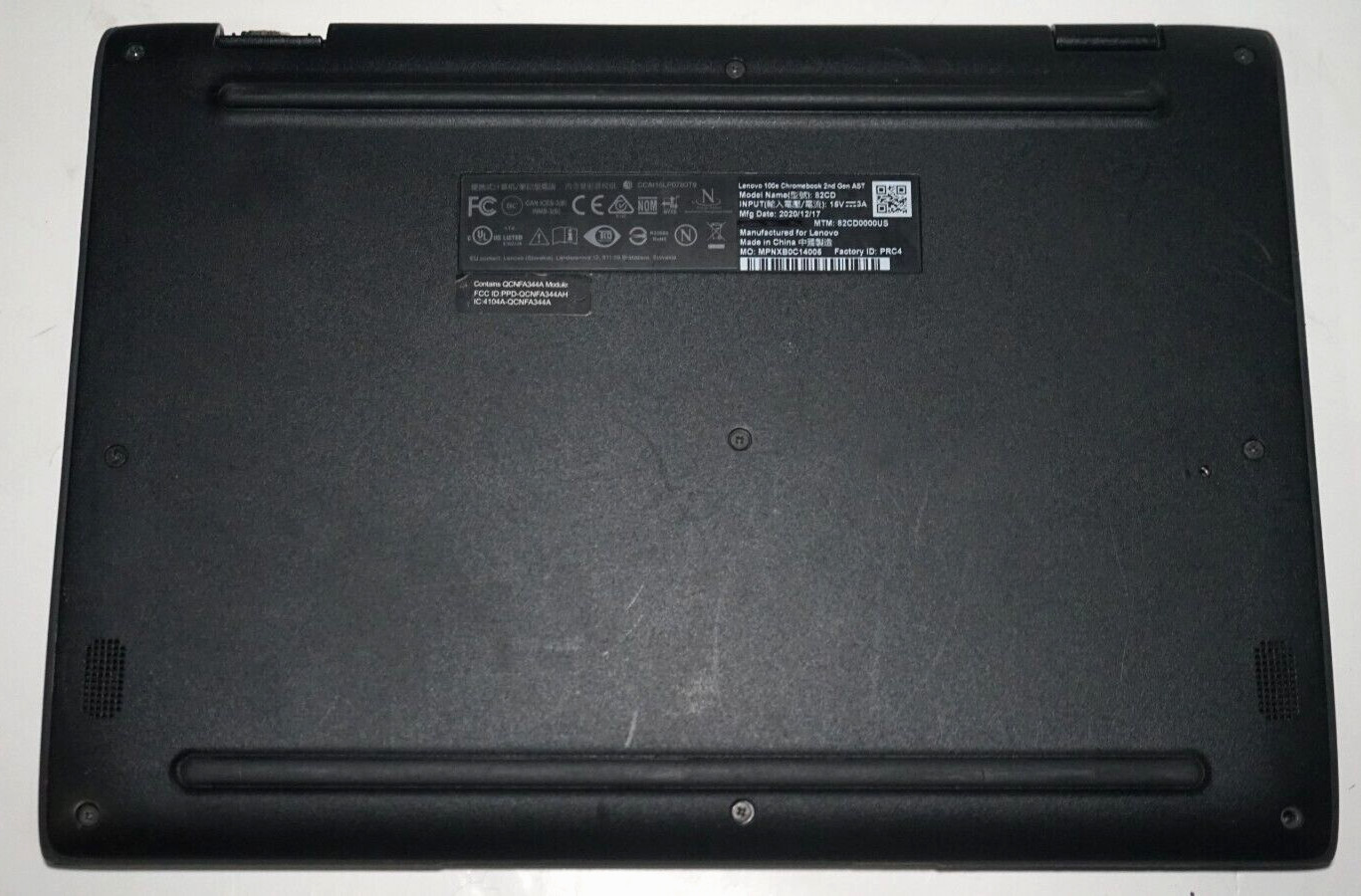 LENOVO 82CD0000US 100e Chromebook 2nd Gen 11.6″ HD A4-9120C 1.6GHz