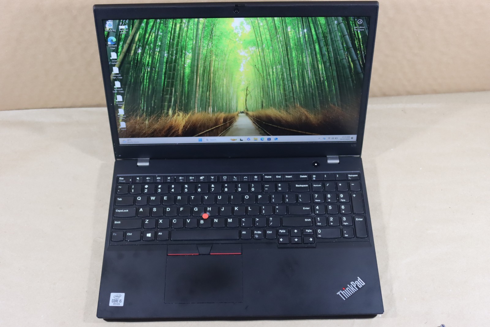 Lenovo ThinkPad L15 10th Gen 15.6″ Intel i5-10210U (256GB SSD, 8GB Ram)