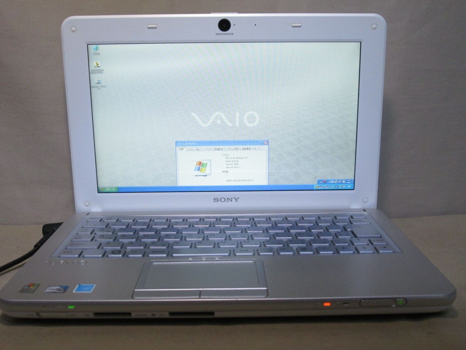 SONY VAIO VPCW119XJ [Atom N280 1.66GHz] [Windows XP] Wi-Fi Bluetooth JAPAN
