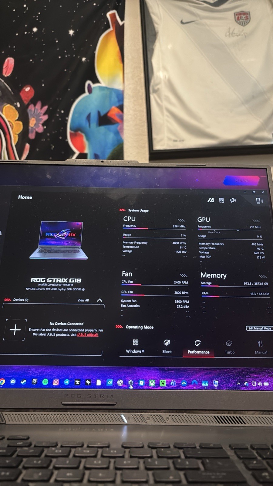 ASUS ROG Strix G18 18in 2560×1600 i9-14900HX RTX 4080 64GB 4TB SSD W11P