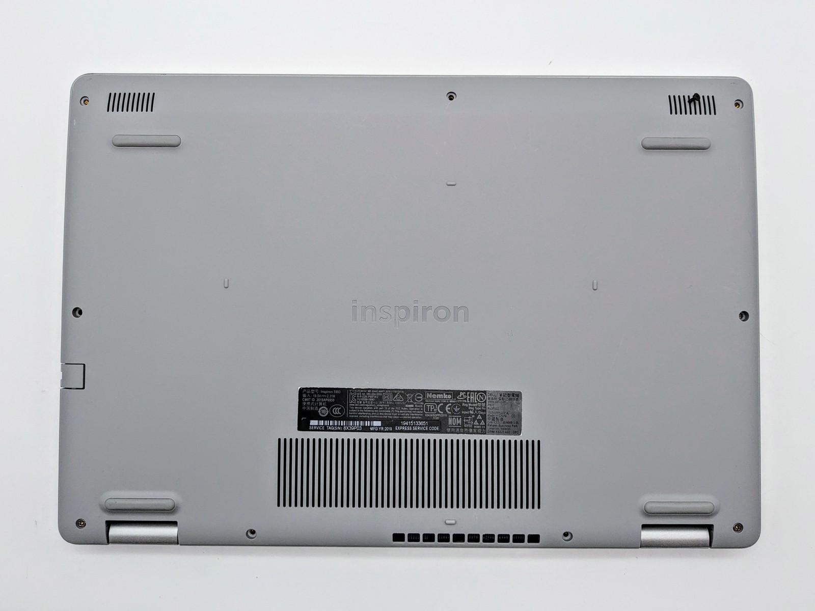 Dell INSPIRON 5593 15″ I7-1065G7 Motherboard Palmrest *READ*