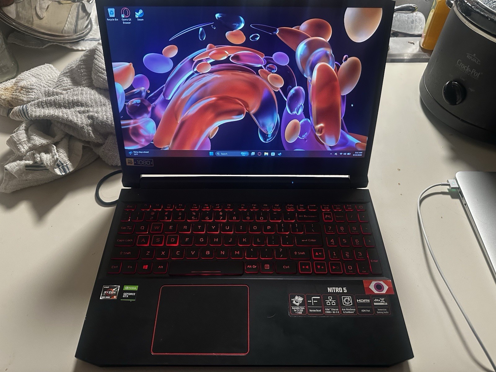 Acer Nitro 5 AN515-44 15.6″ Ryzen 5 4600H 16GB SSD 238GB GTX 1650