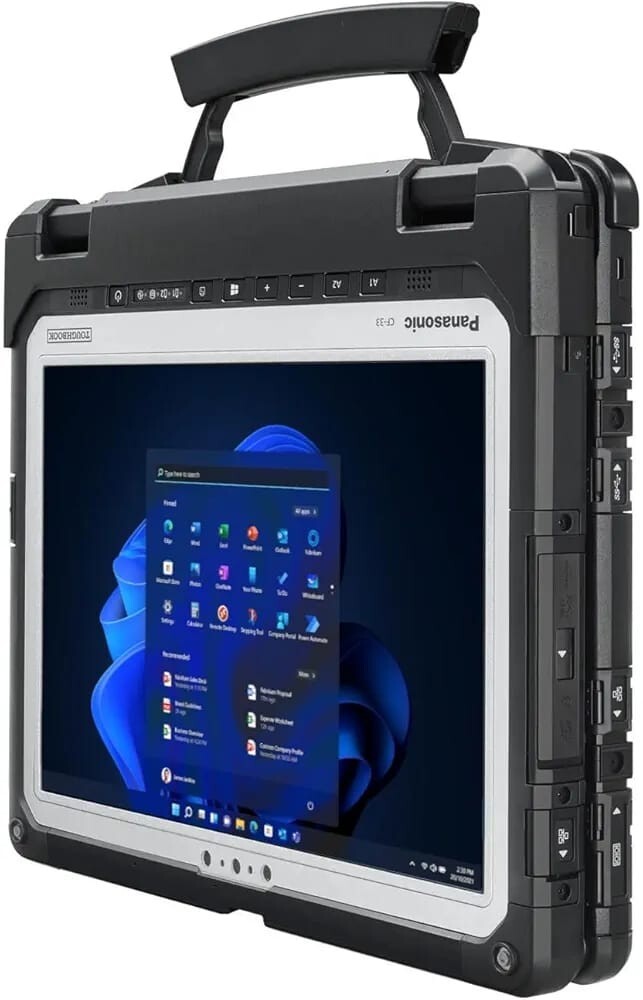 Clean Panasonic Tough Book CF-33 12.1″ i5-7300U 3.5GHzT 8GB 1TB SSD W11p TOUCH