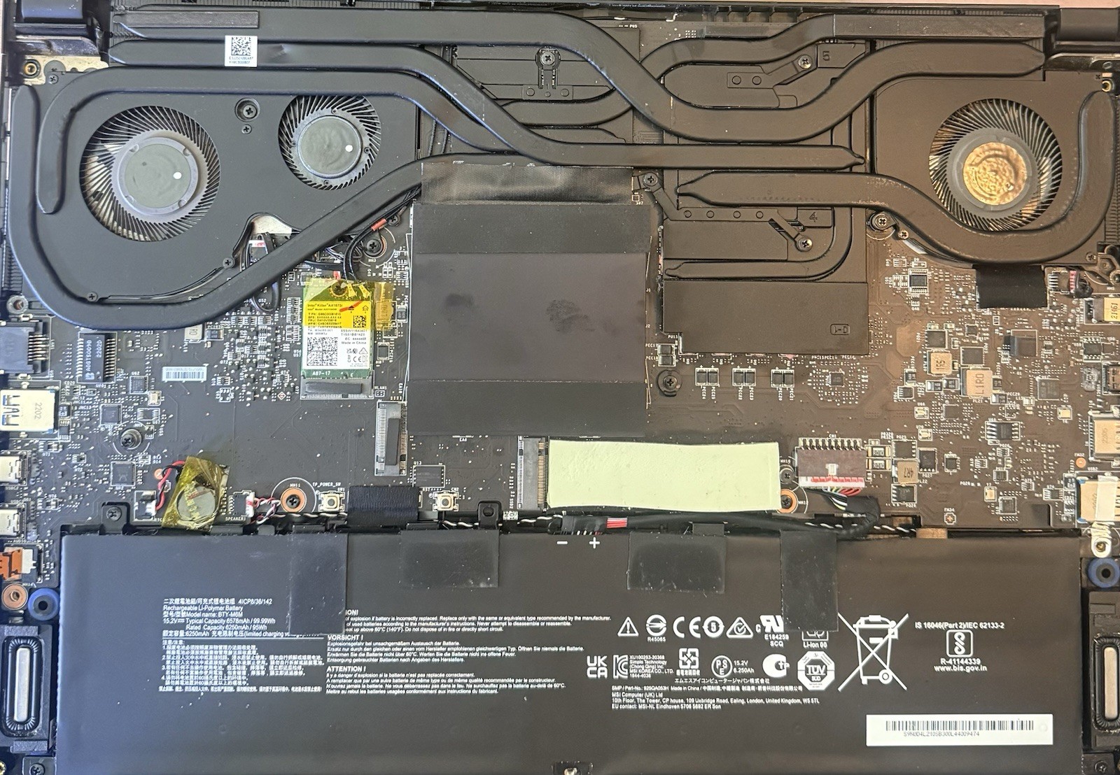 MSI Stealth GS66 12UGS i7-12700H Geforce RTX 3070 TI GPU READ