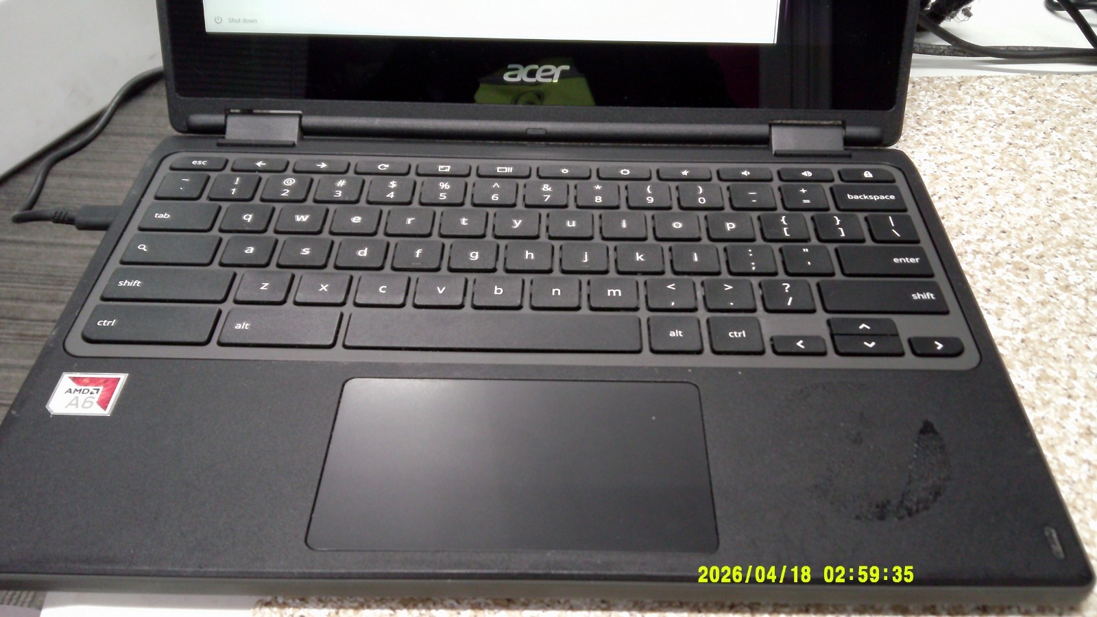 Lot of 5 Acer Chromebook R721T-A692 11.6″ Touchscreen Laptops – FOR PARTS / REPA