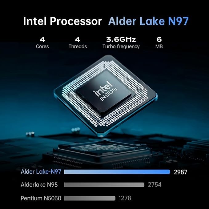 ACEMAGIC 2025 LX15 Laptop, Intel N97 Processor, 8GB DDR4 RAM, 256GB SSD