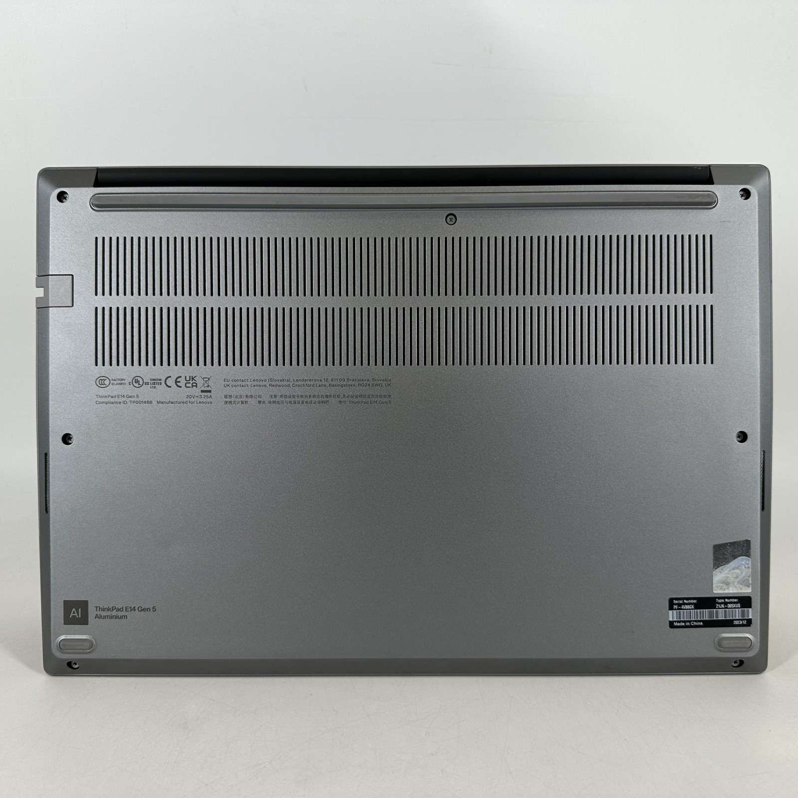 Lenovo ThinkPad E14 Gen 5 Gray FHD+ 1.3 GHz i5-1335U 16GB 512GB SSD Excellent