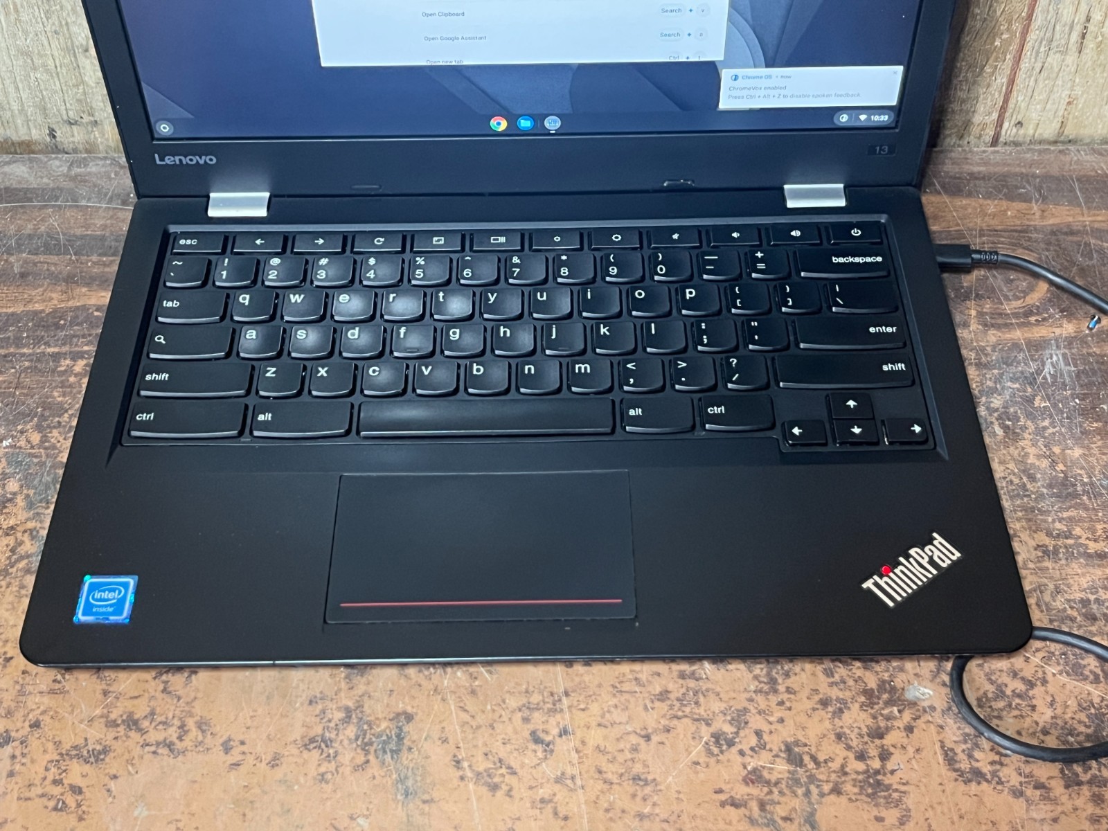 Lenovo ThinkPad 13 Chromebook 13.3″ 3855U 4GB 16GB Laptop Webcam USB C