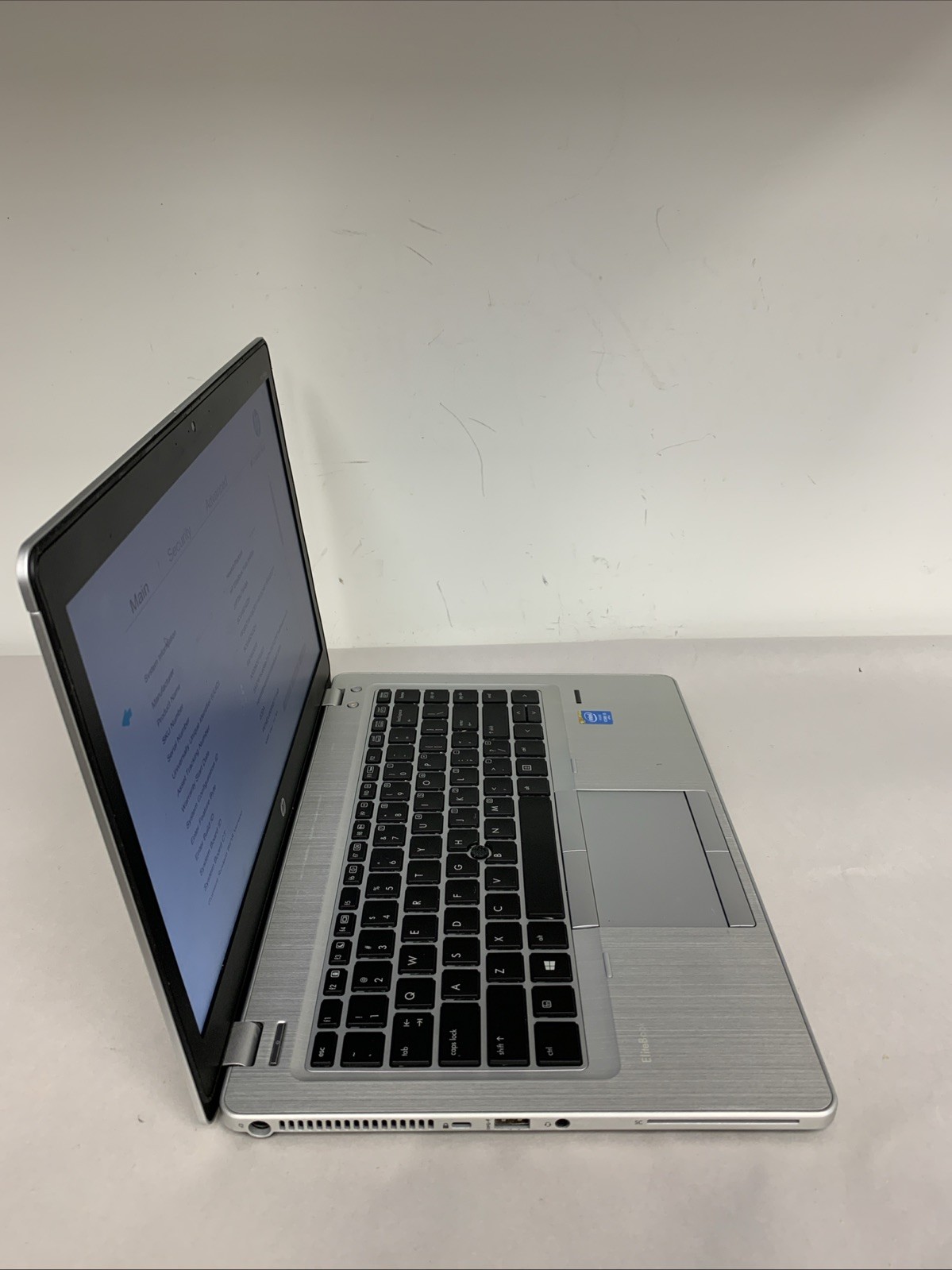 HP EliteBook Folio 9480m i5-4310U 8GB RAM NO HDD | Boot To Bios