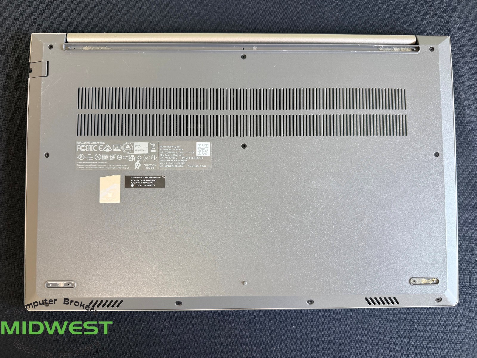 Lenovo ThinkBook 15 G4 i5-1235U 2.5GHz 16GB 256GB SSD