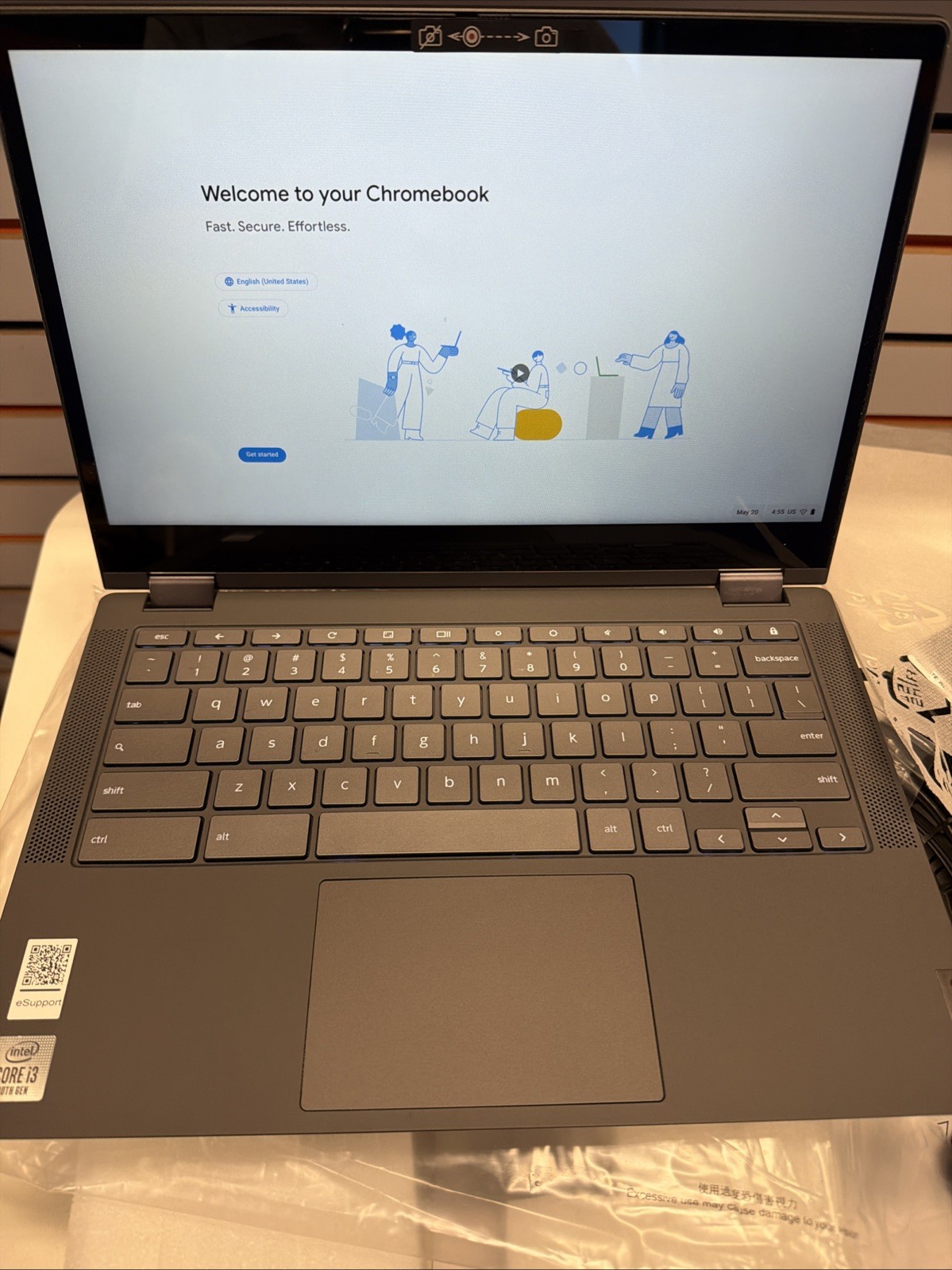 Lenovo ChromeBook Flex 5 13.3 inch (64GB, Intel Core i3 10th Gen., 2.10GHz, 4GB)