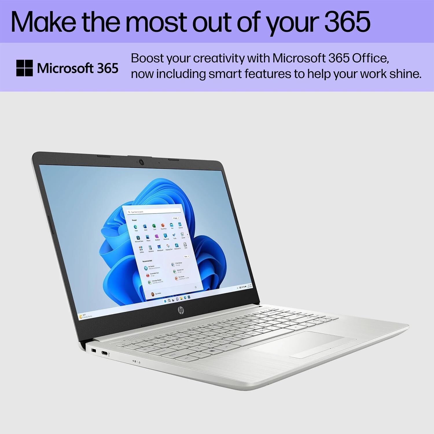 HP Portable Laptop Student and Business 14″ HD Display Intel Quad-Core N4120 …