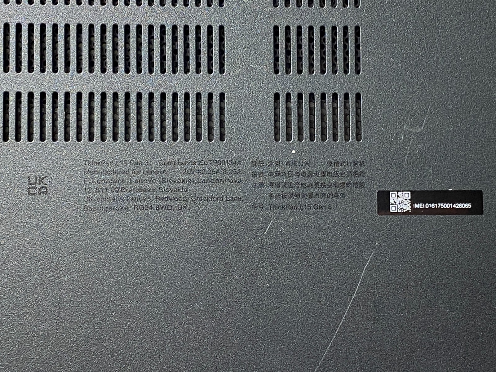 Lenovo ThinkPad L15 Gen 3 i5-1235U 8GB DDR4 No SSD/AC -Broken USB-C Port – PARTS