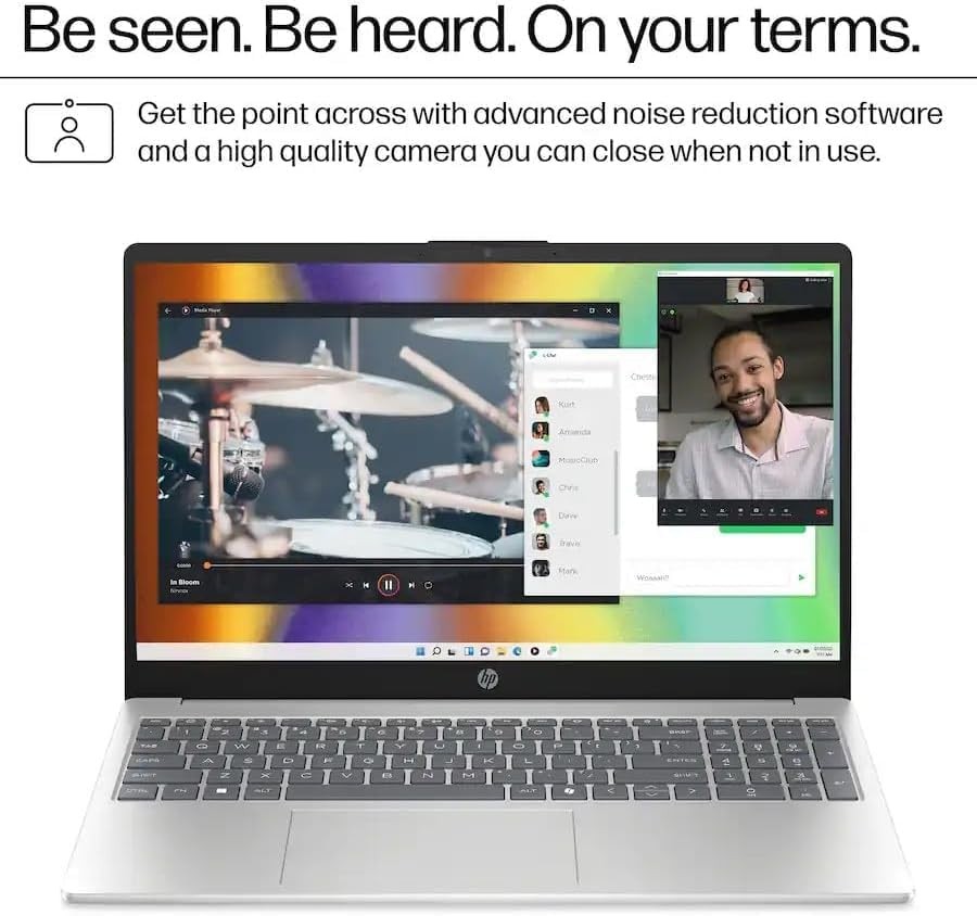 HP 15.6″ FHD Touchscreen Laptop Intel Core i7-1355U 16GB RAM 512GB SSD Win11 Pro