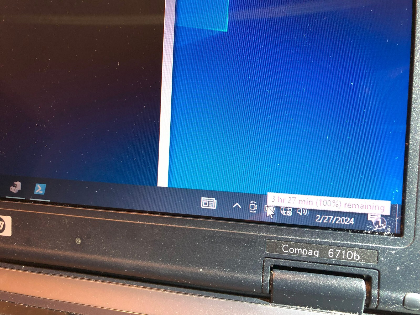 HP Compaq 6710b Laptop 15.4” Intel Core 2 Duo 2.5GHz 4GB RAM 120GB Win10p 2x bat