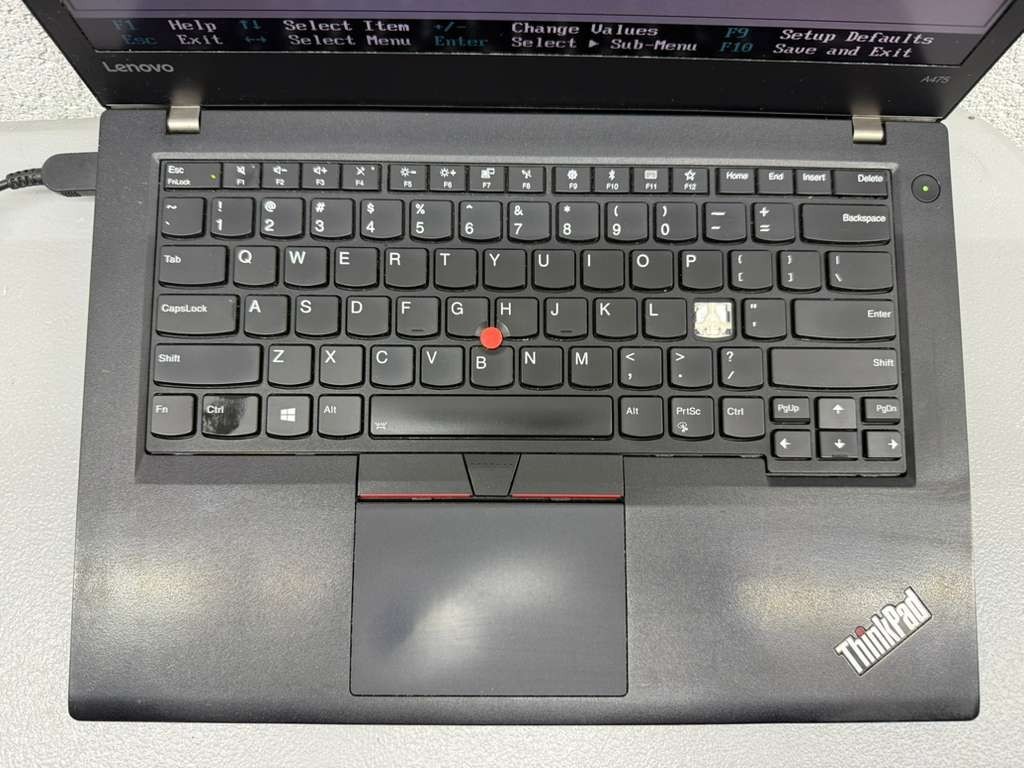 Lenovo ThinkPad A475 14″ AMD PRO A12-8830B 4GB RAM -MISSING KEY
