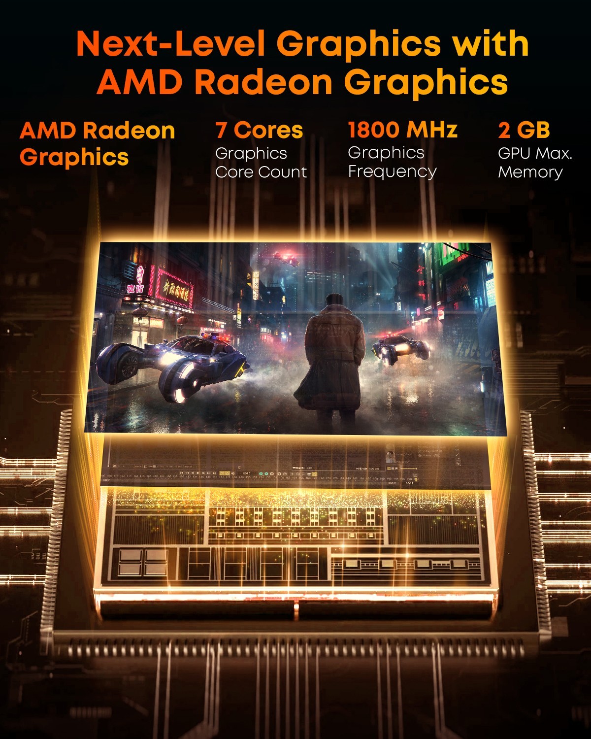 CHUWI CoreBook X Gaming Laptop AMD Ryzen 5 5500U (6C/12T) 16GB LPDDR4 2TB SSD