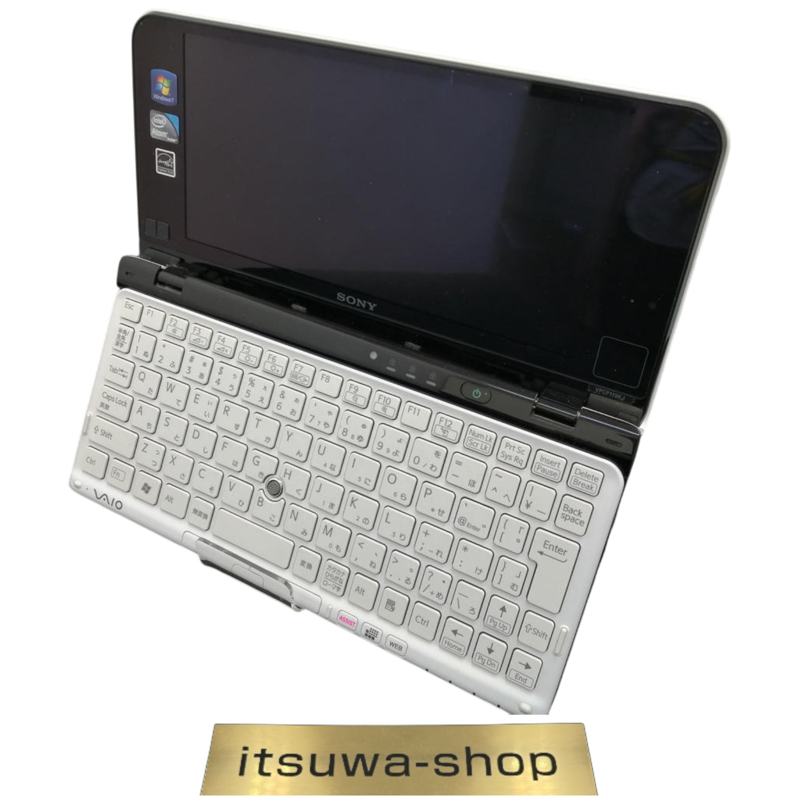 SONY VAIO P VPCP119KJ Atom Z530 1.6GHz 2GB SSD 64GB 8″ UWXGA Mini Laptop AS IS