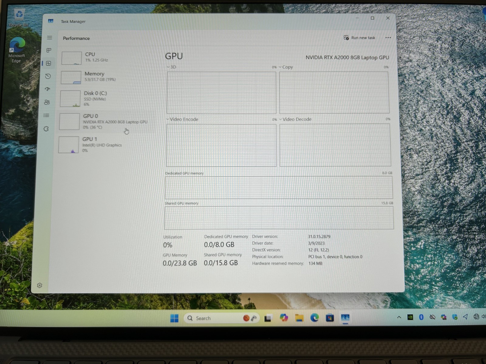 LAPTOP Dell Precision 5570 15.6″ CORE i7-12800H 1 TB NVMe SSD 32GB RAM Win 11