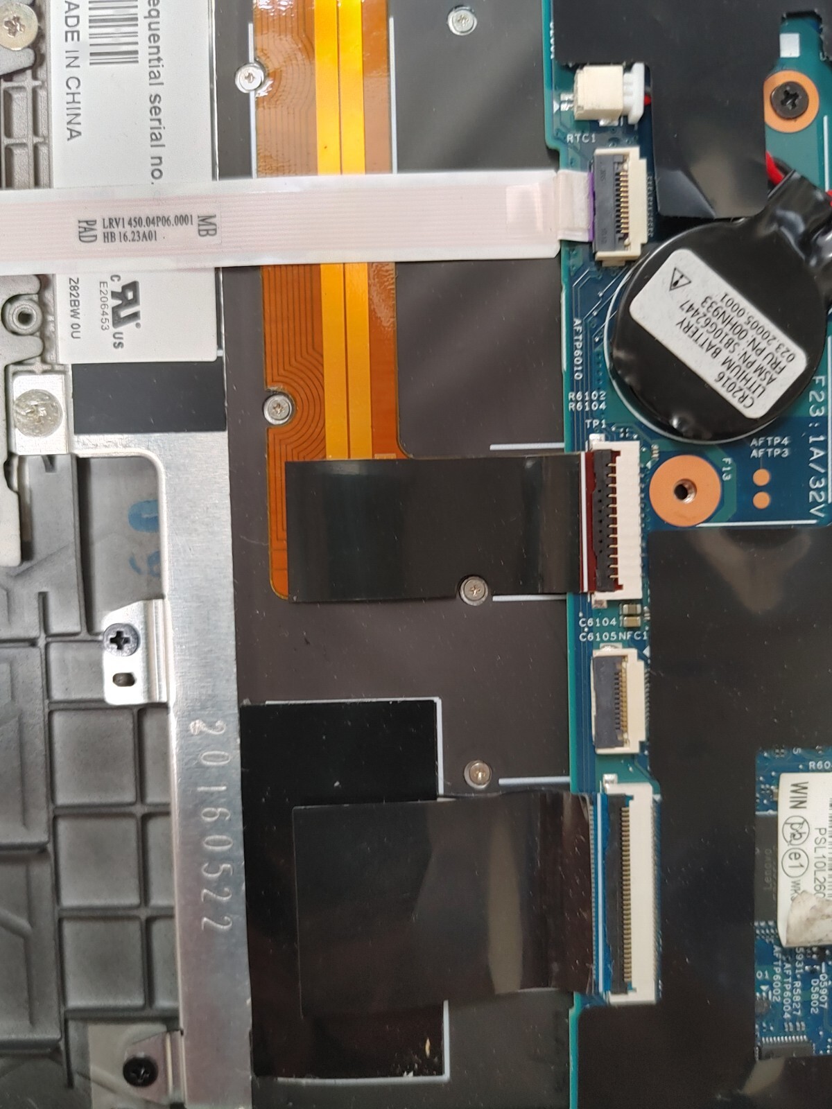 Lenovo ThinkPad Core i7-6500U@ 2.50GHz, NO RAM ,NO HD ( Selling Motherboard)