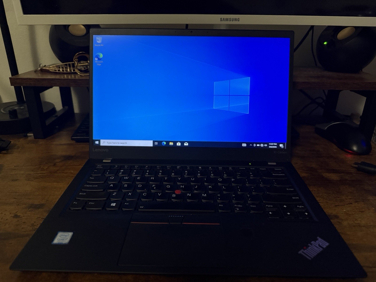 Lenovo ThinkPad X1 Carbon 5th Gen 14″|Intel i7-7500U|16GB RAM|256GB SSD|Win 10