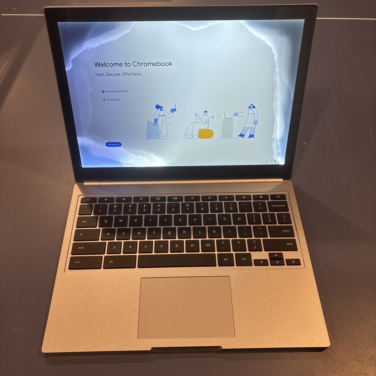 Rare Google Pixel Chromebook C1501W 2015 TESTED WORKS