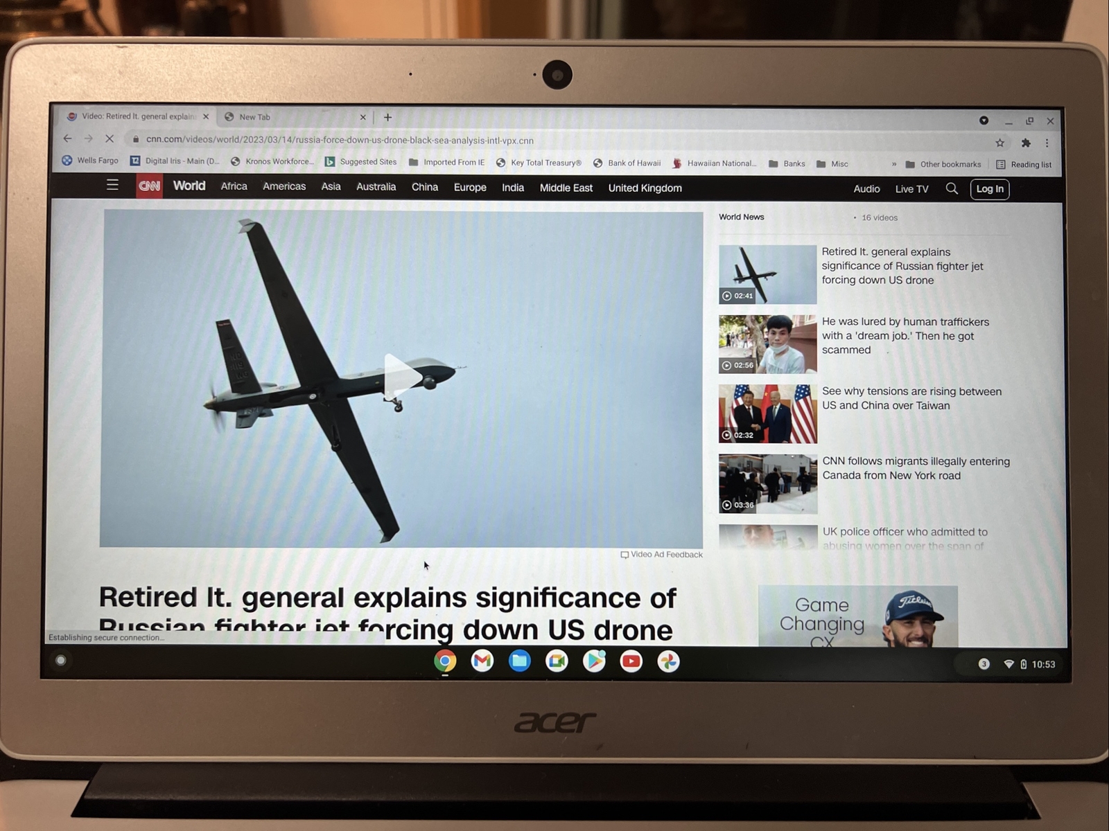 Acer Chromebook 14 CB3-431-C0AK 14″ 16GB Intel Celeron N3060 4GB Silver N16P1