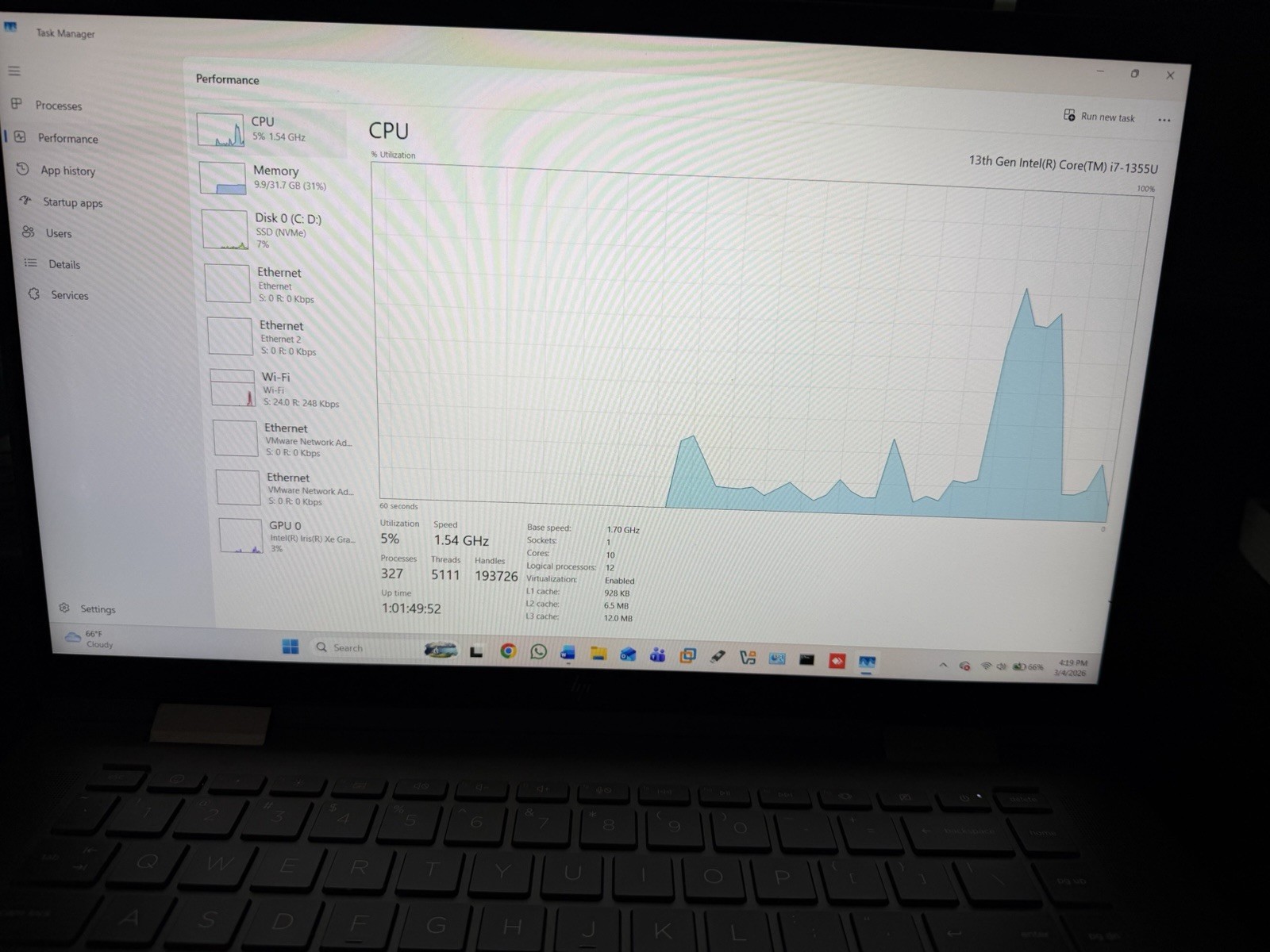 HP Envy 15.6″ i7 13th Gen 32GB RAM 512GB SSD Win 11 Silver