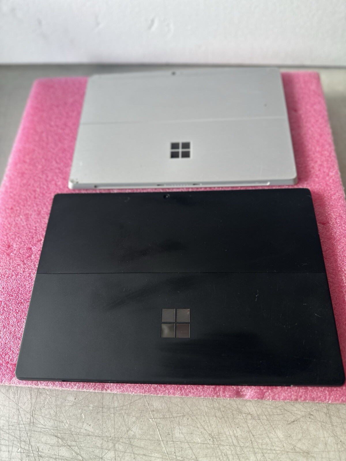 Lot Of 2 Microsoft Surface Model #1866 (256GB SSD) And Model #1645 (128GB SSD