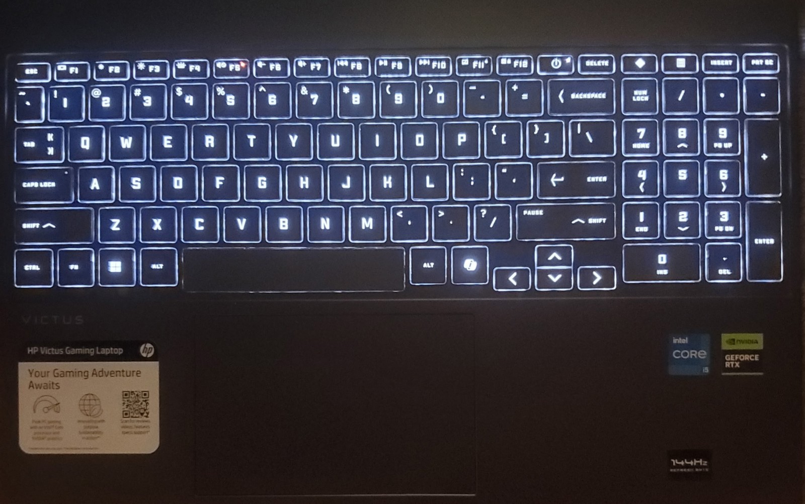 HP Victus 15, 15.6″ 144Hz Gaming Laptop – RTX 3050 6GB VRAM i5-13420H 24GB RAM
