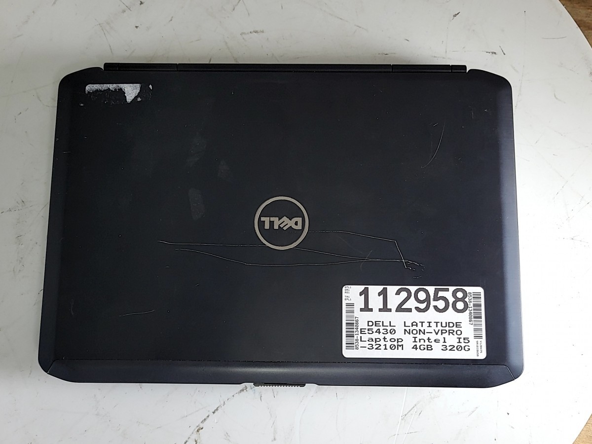 DELL LATITUDE E5430 NON-VPRO Laptop Intel I5-3210M 4GB 320GB SEE NOTES